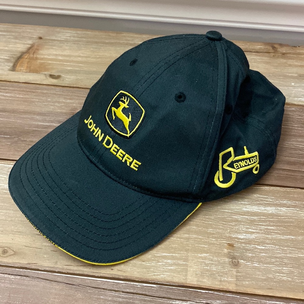 John Deere Dark Green and Yellow Hat
